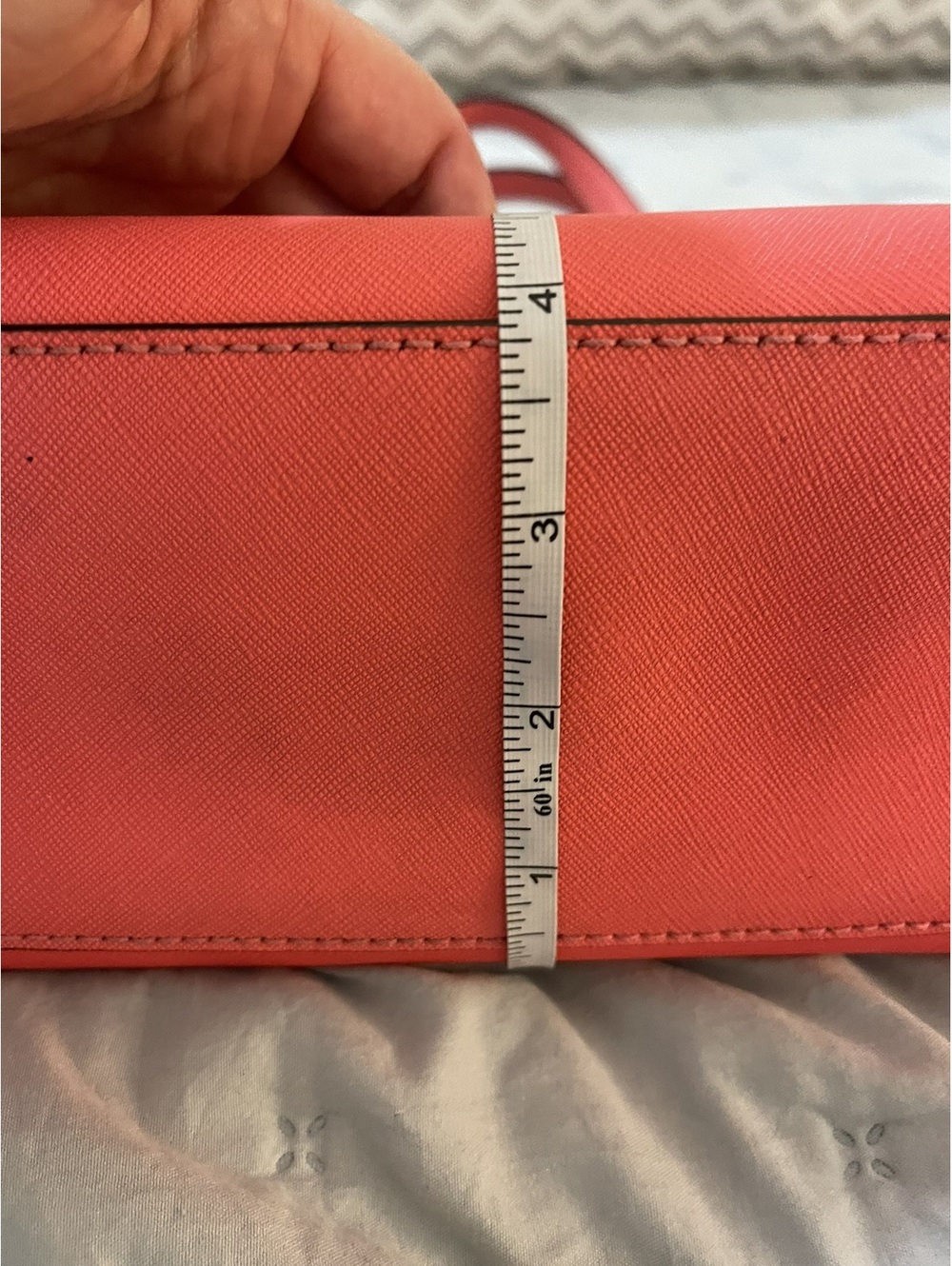 Kate Spade | Coral Saffiano Leather Satchel Crossbody - Picture 7 of 15